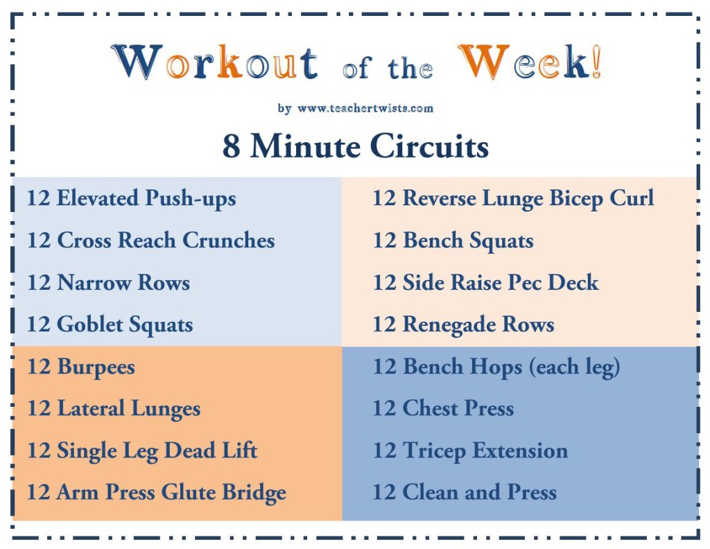 Workout of the Week – 8 Minute Circuits